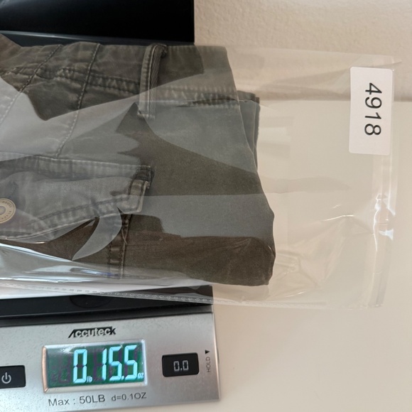 White House Black Market Pants Women 8 Green Slim Crop Utility Y2K Embroidered - Picture 14 of 14